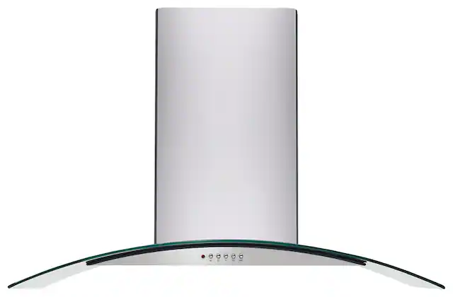 Front. Frigidaire - 36" Convertible Range Hood - Stainless steel.