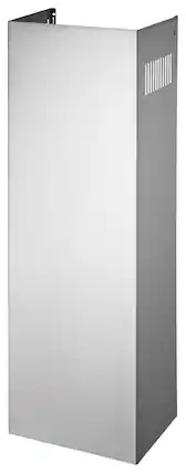 Front. Frigidaire - Flue Extension for Frigidaire Range Hoods - White.