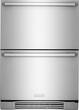 Electrolux - 5.0 Cu. Ft. Double-Drawer Refrigerator - Stainless Steel - Larger Front