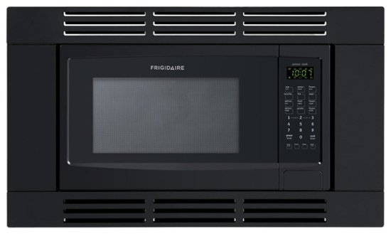 Front Zoom. Frigidaire - 1.6 Cu. Ft. Built-In Microwave - Black.
