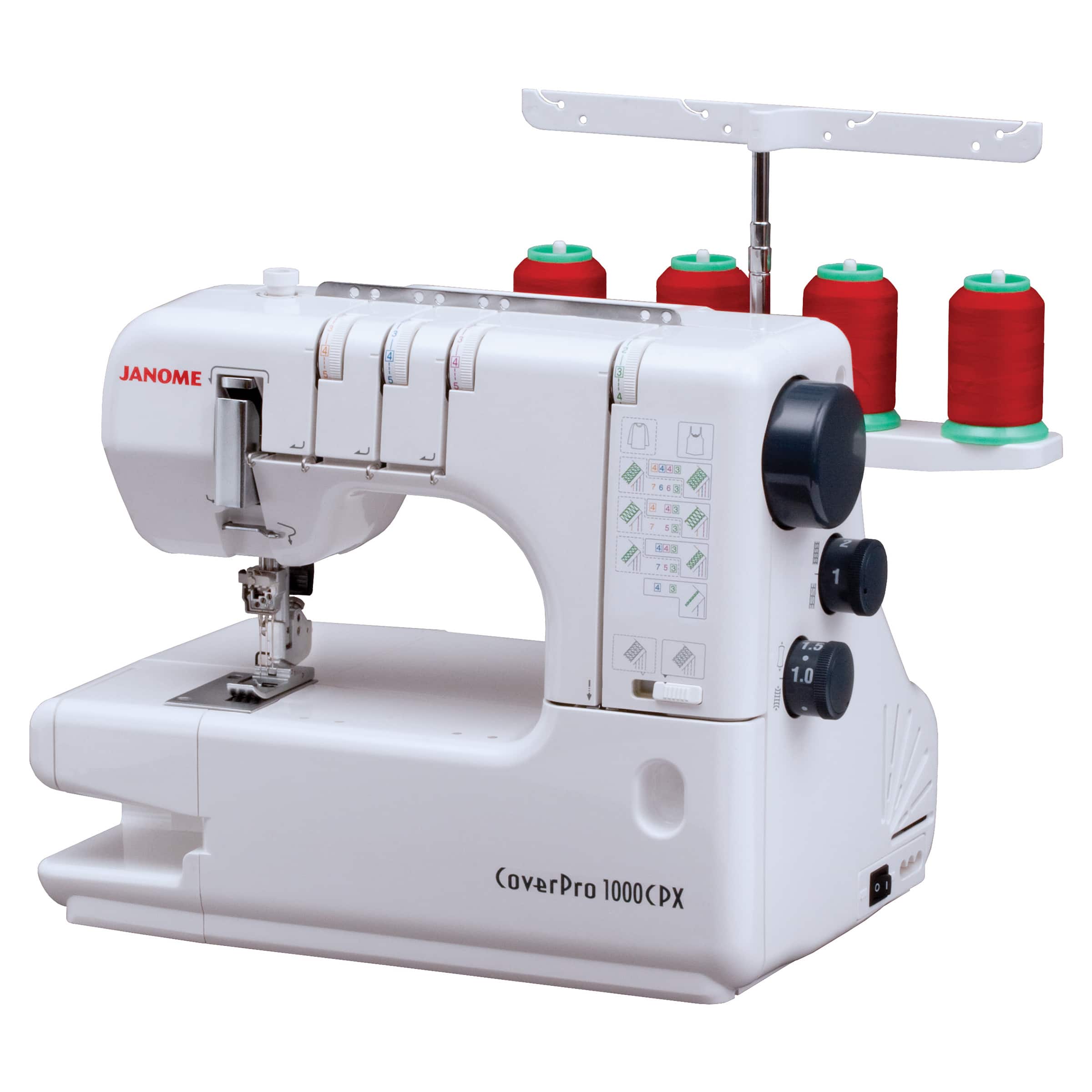 Janome - 1000CPX Coverstitch Mechanical Sewing Machine