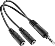 Insignia Dual 3.5mm Mini Headphone Jack Splitter Best Buy