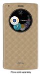 Front Zoom. Quick Circle Folio Case for LG G4 Cell Phones - Gold.