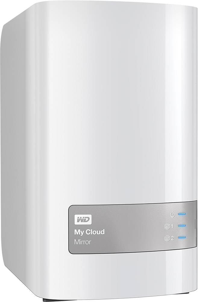 Best Buy Wd My Cloud Mirror 4tb Personal Cloud Storage White Wdbwvz0040jwt Nesn