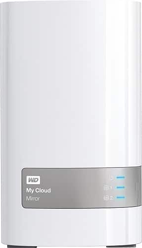 WD - My Cloud Mirror 4TB Personal Cloud Storage - White - Larger Front