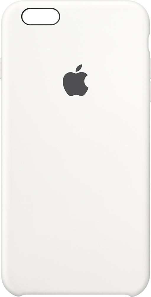 Apple iPhone® 6s Plus Silicone Case White MKXK2ZM/A - Best Buy