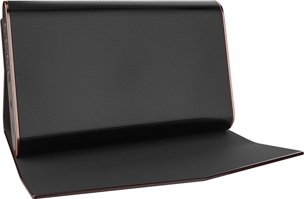 Alt View 14. kate spade new york - Portable Bluetooth Speaker - Black/Rose Gold Saffiano.