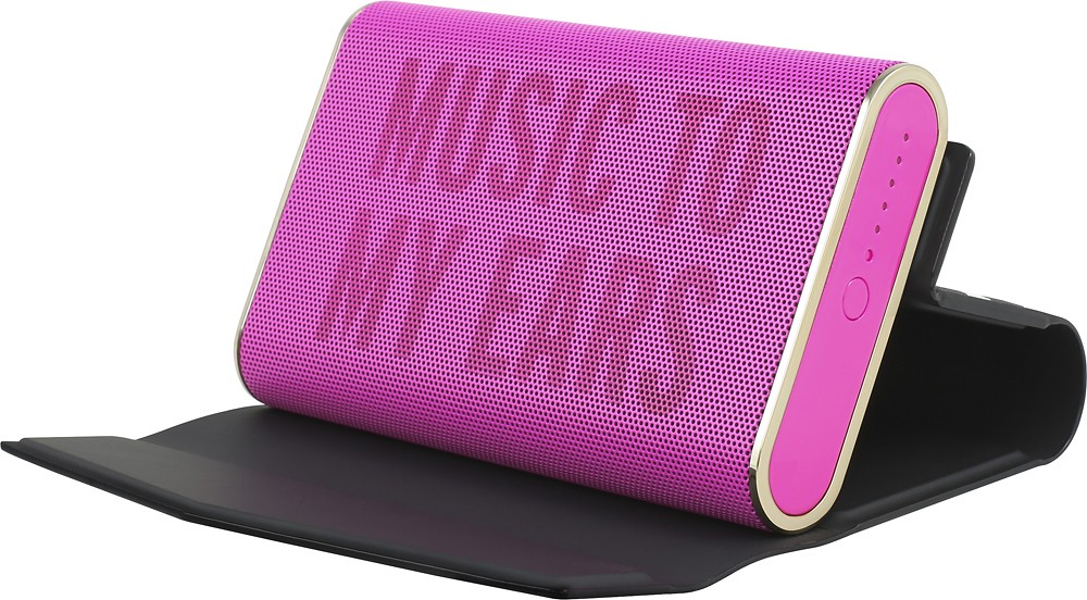 Best Buy: kate spade new york Portable Bluetooth Speaker Pink/Fairmont  Black/White KSNYBTS-PBW