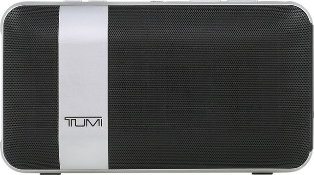 Tumi - Portable Bluetooth Speaker - Black - Front Zoom