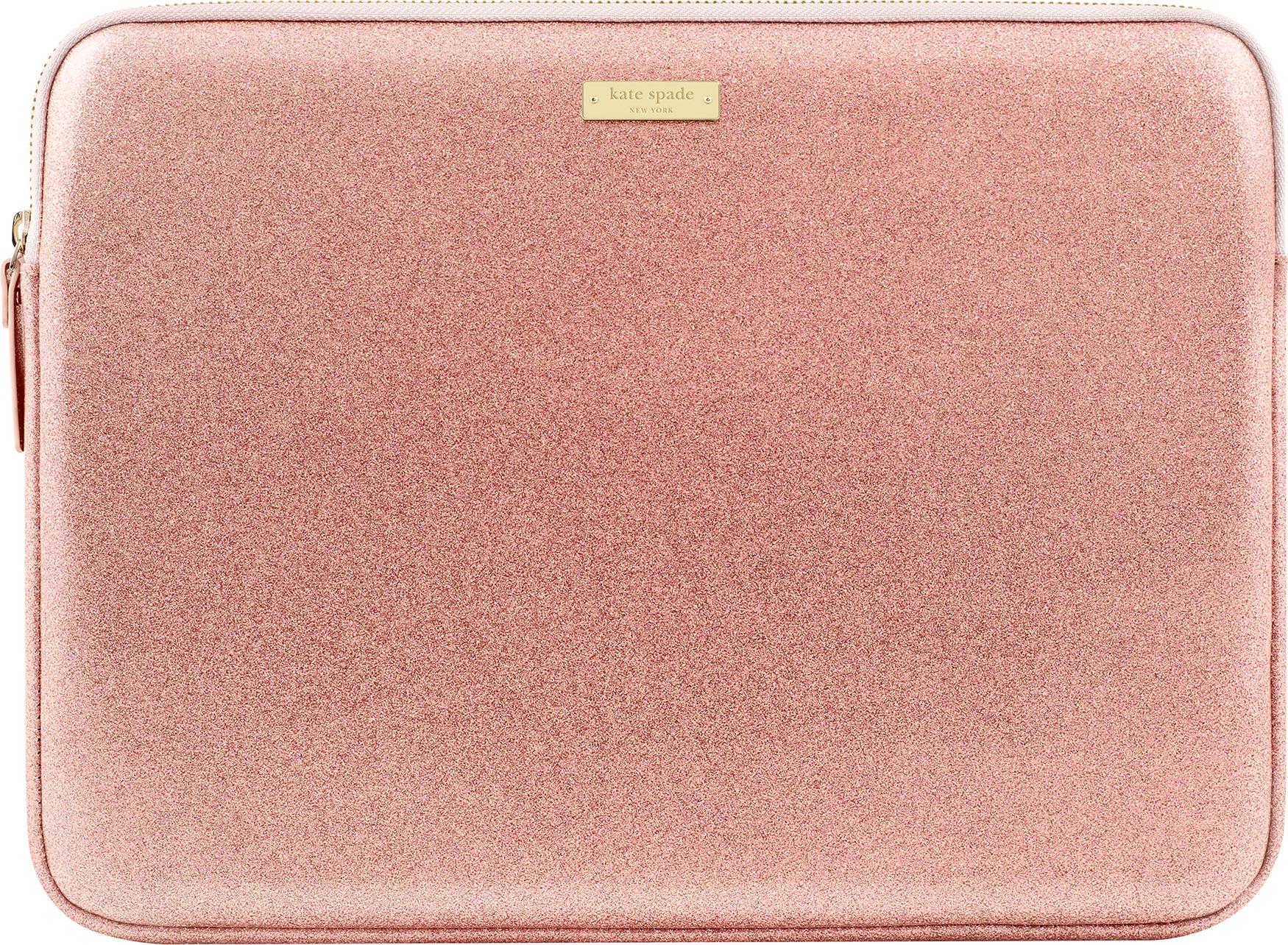 anspændt Gnide min Best Buy: kate spade new york Glitter Sleeve for 13" Apple® MacBook® Rose  Gold KSMB-013-RGG
