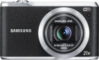 Front Zoom. Samsung - WB380 16.3-Megapixel Digital Camera - Black.