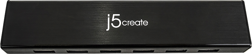 j5create - 7-Port USB 3.0 Hub - Black