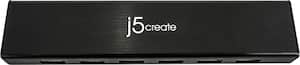 j5create - 7-Port USB 3.0 Hub - Black - Front_Zoom
