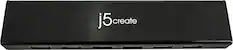 Front. j5create - USB 3.0 7-Port HUB - Black.