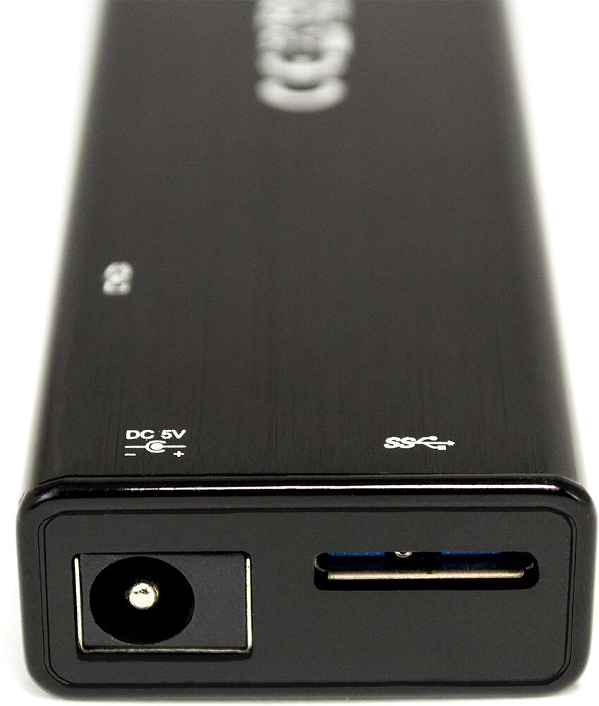 Alt View 11. j5create - USB 3.0 7-Port HUB - Black.