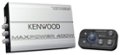 Front Zoom. Kenwood - 400W Bridgeable Multichannel Amplifier with Low- and High-Pass Crossovers - Silver.