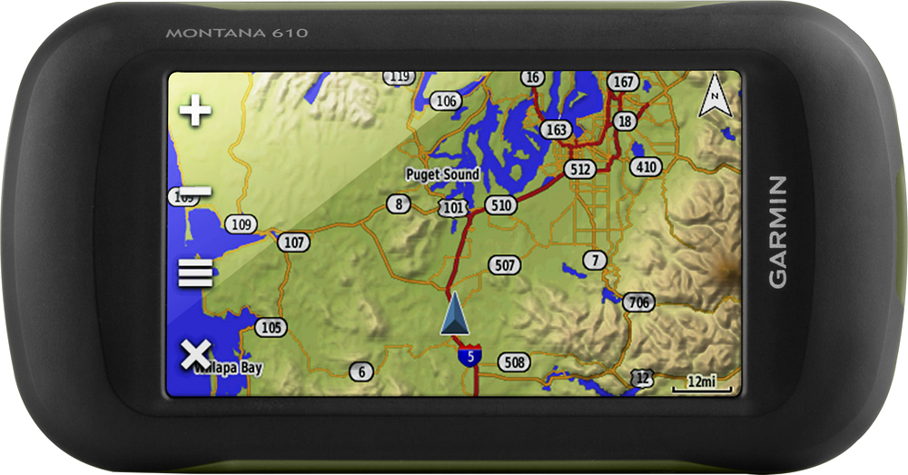 elektronisk anspore Ambitiøs Garmin Montana 610 4" Handheld GPS Black/Green 010-01534-00 - Best Buy