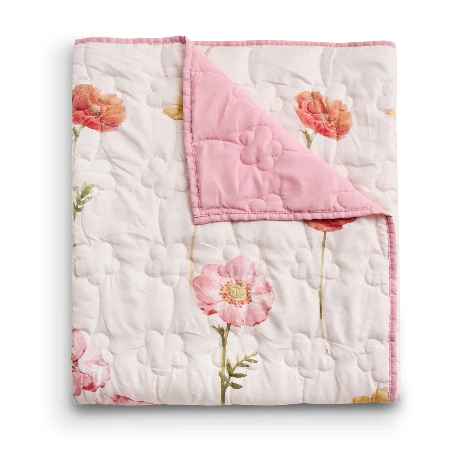 Alt View 2. Greenland Home Fashions - Greenland Home Fashions 100% Brushed Microfiber Breeze Accessory Throw Blush - Blush.