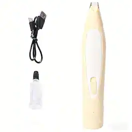 Vulpecula Spade - Ultra-Quiet Dog & Cat Paw Trimmer - LED Light Pet Foot Hair Remover, Safe Grooming Clippers for Paw Pads
