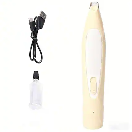 Front. Vulpecula Spade - Ultra-Quiet Dog & Cat Paw Trimmer - LED Light Pet Foot Hair Remover, Safe Grooming Clippers for Paw Pads.
