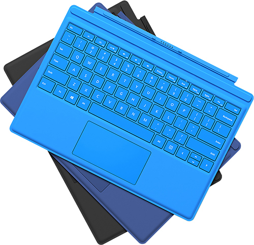 Microsoft Surface Pro Type Cover Blue QC7-00003 - Best Buy