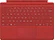 Front. Microsoft - Surface Pro Type Cover - Red.