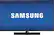 Front. Samsung - 58" Class (57.5" Diag.) - LED - 1080p - Smart - HDTV - Black.