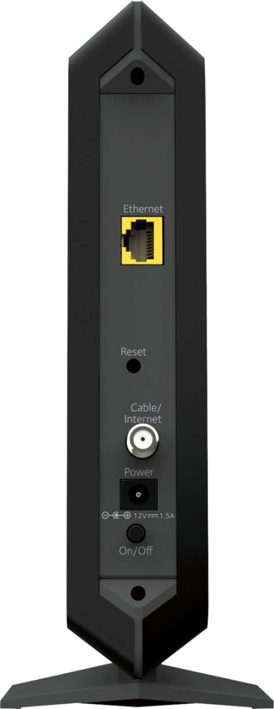 Alt View 11. NETGEAR - 24 x 8 DOCSIS 3.0 Cable Modem - Black.