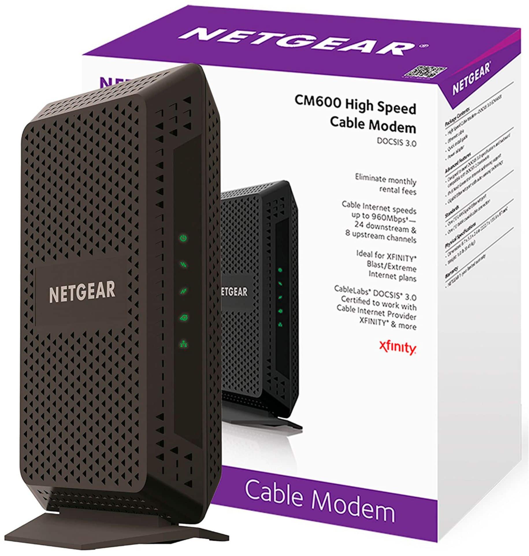 Alt View 13. NETGEAR - 24 x 8 DOCSIS 3.0 Cable Modem - Black.