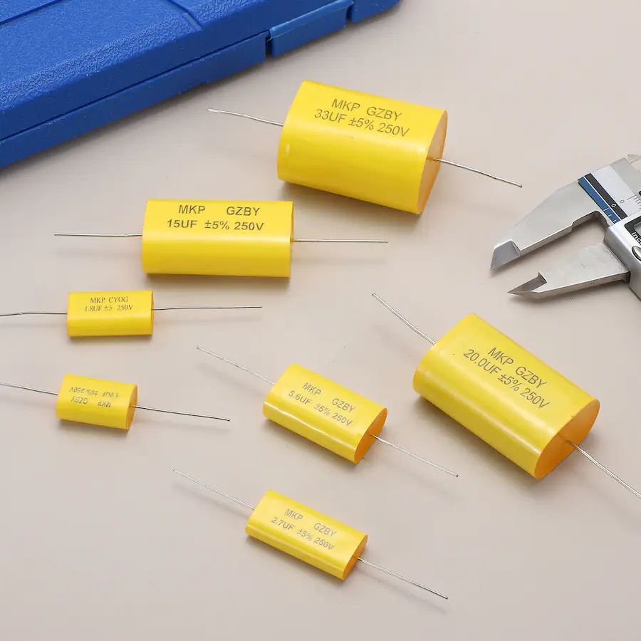 Unique Bargains 4pcs 3.3uF Frequency Divider Capacitor, 250V Audio ...