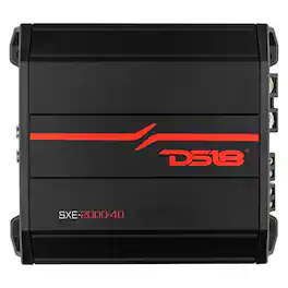 DS18 Audio - SXE 4-Channel Class D Car Amplifier, 4 x 100W RMS at 4 Ohm - Black
