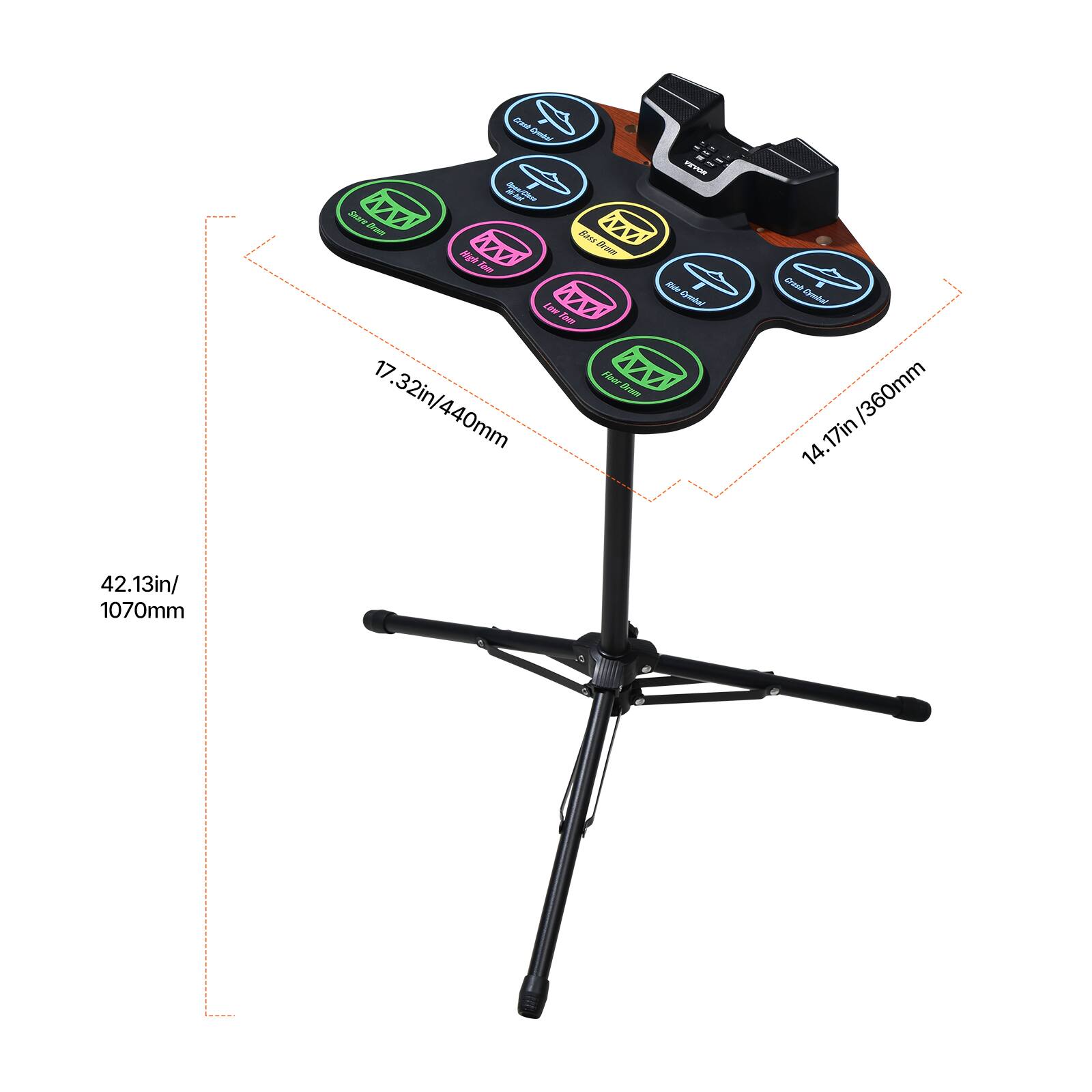 Sure, here is the corrected and grouped text:

- 17.32in/440mm
- 14.17in/360mm
- 42.13in/1070mm

- CaOoe Dasl A WT T SaaBam Sere -e Ki 10 Mgh Cw Ram - Low Cmher Tom 17 Flrer

- 17.32in/440mm
- 14.17in/360mm
- 14.17in
- 42.13in/1070mm