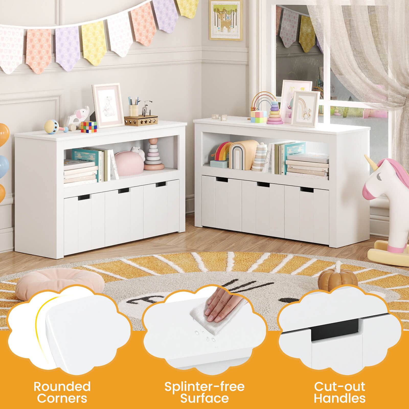 - Rounded Corners
- Splinter-free Surface
- Cut-out Handles