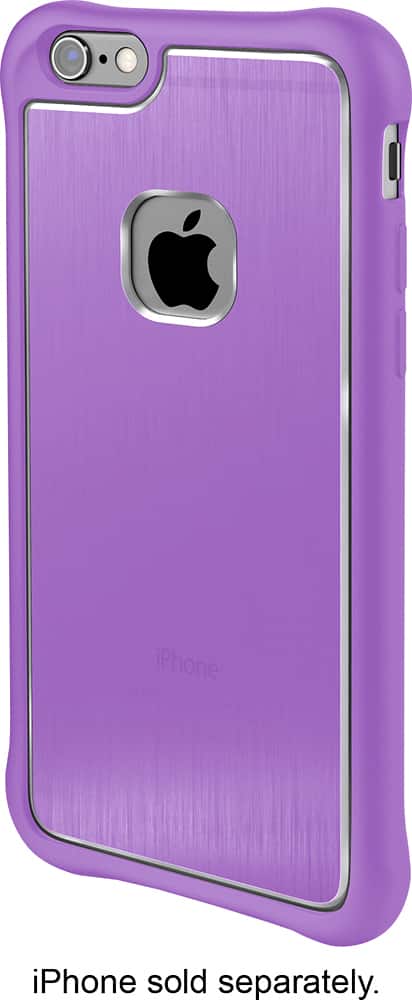 Front. Ballistic - Tungsten Ultra Slim Case for Apple® iPhone® 6 and iPhone 6s - Purple.