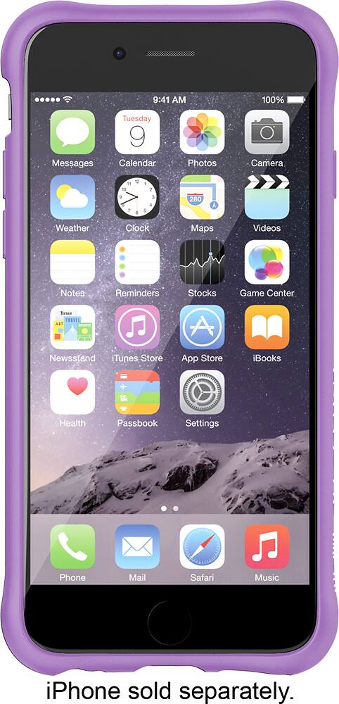 Alt View 2. Ballistic - Tungsten Ultra Slim Case for Apple® iPhone® 6 and iPhone 6s - Purple.