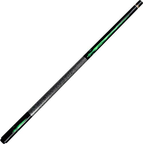 Angle Standard. Trademark - Emerald Green Wood 2-Piece Pool Cue.