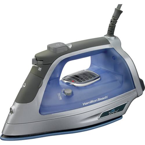  Hamilton Beach - Durathon Electronic Nonstick Iron - Gray/Blue