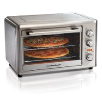 Hamilton Beach - Countertop convection oven with rotisserie - stainless steel - Front_Zoom