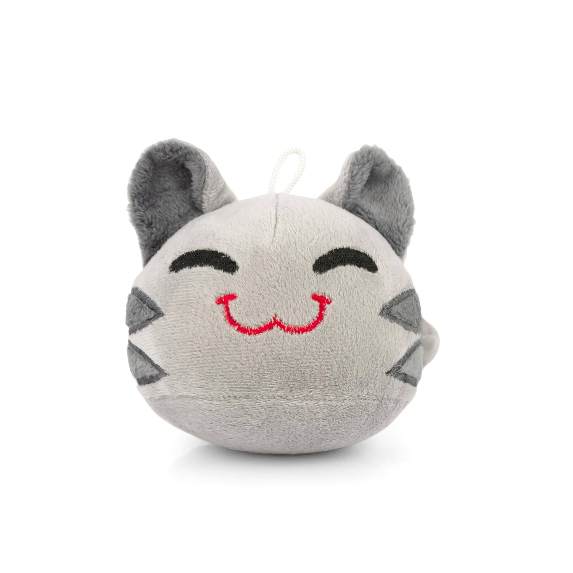 Front. Imaginary People - Slime Rancher Plush Toy Bean Bag Plushie | Tabby Slime, by Imaginary People - Gray.