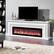 Front. GARVEE - 60" Built-in Electric Fireplace Voice Remote Smart Control 12 Flame Colors Low Noise - Black.