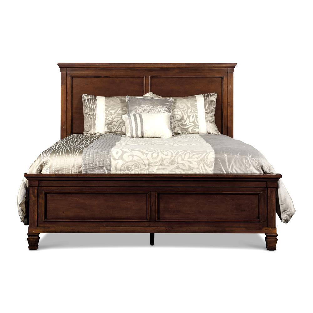 Alt View 2. New Classic Furniture - Furniture Tamarack Contemporary Solid Wood 4/6 Full Bed in Cherry - Cherry.