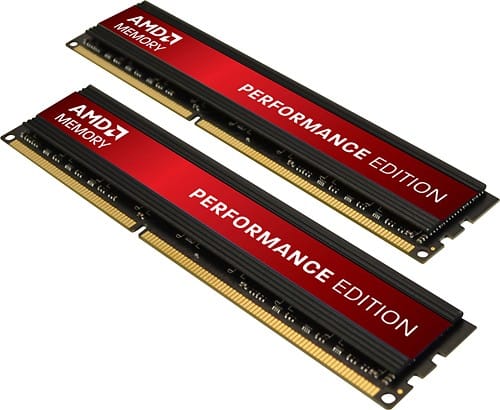 Angle Standard. AMD - Performance Edition 2-Pack 4GB PC3-12800 DDR3 Desktop Memory Kit.