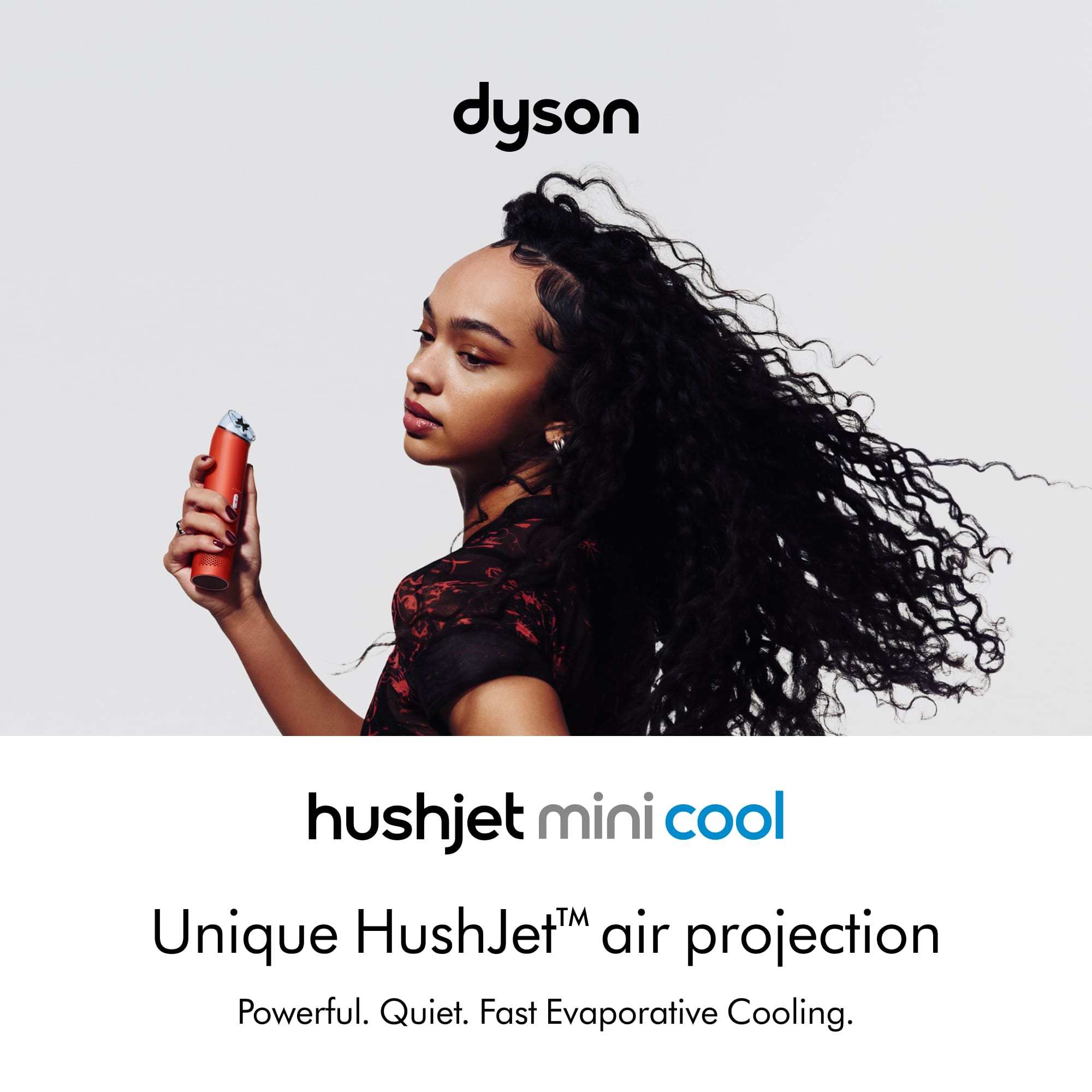 Dyson HushJet Mini Cool Fan w/ Accessories Carnelian / Sky - Best Buy