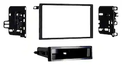 Metra - Dash Kit for Select 1990-2012 Toyota Chevrolet Honda GMC Buick Cadillac Pontiac DIN DDIN - Black - Front_Zoom