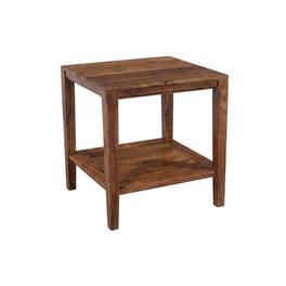 Porter Designs - Fall River Solid Sheesham Wood End Table - Natural