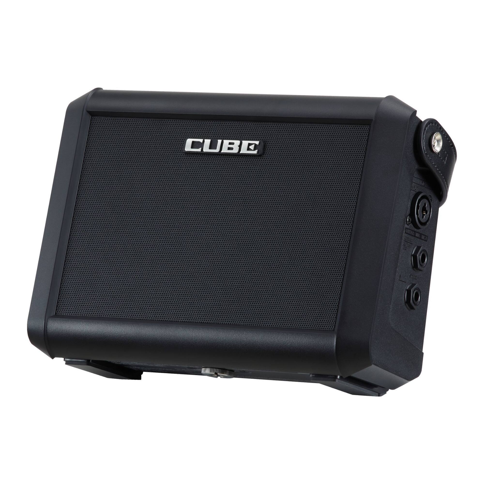 Angle. Roland - Roland CUBE Street Mini Multi-Instrument Battery Amplifier.