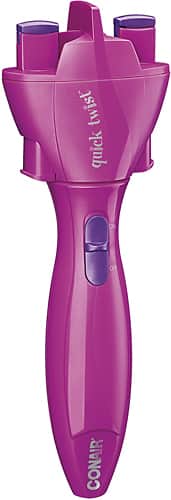 Conair - Quick Twist Hair Styler - Pink - Angle