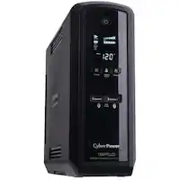 CyberPower - PFC Sinewave CP1350PFCLCD 1350VA Mini-Tower UPS - Black - Front_Zoom