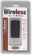 Front Detail. Just Wireless - Rechargeable Lithium-Ion Battery for Sanyo 4000, 4500 and 4700 Cellular Phones.