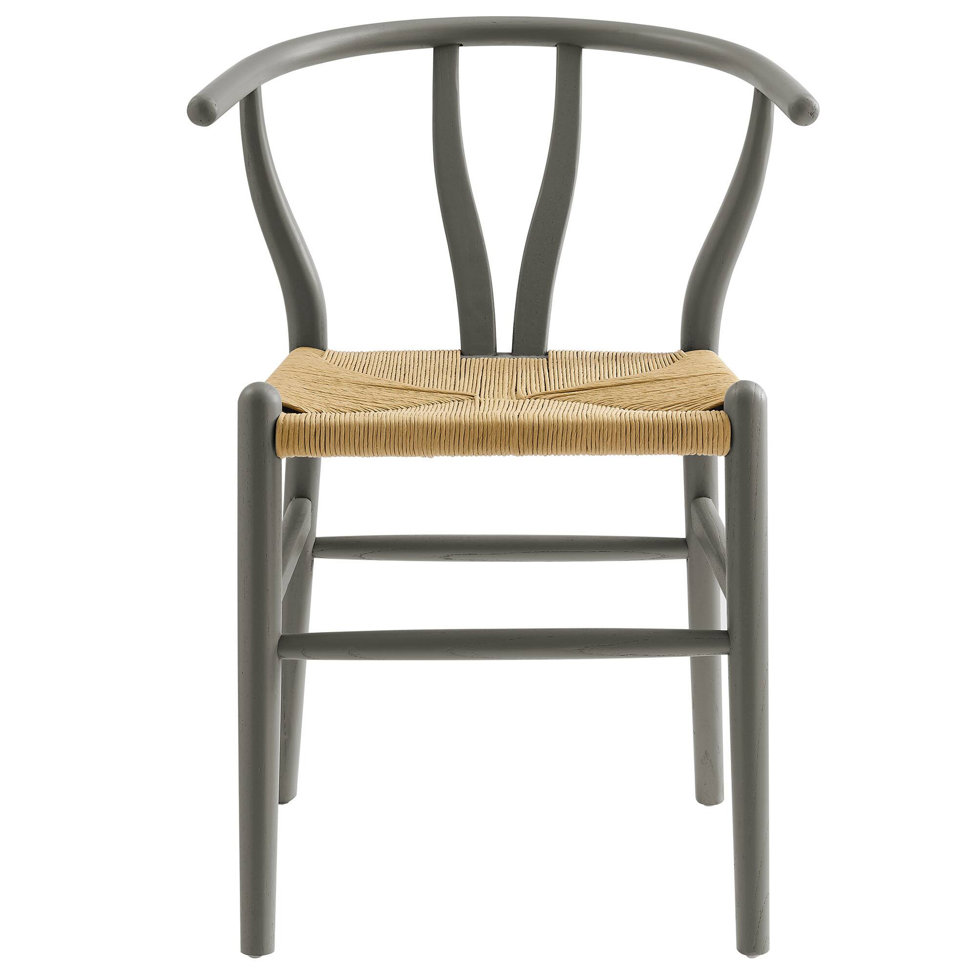 Alt View 4. Modway - Amish 32" Wood Dining Accent Chair by Modway - Light Gray.